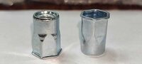 Insert Rivet Nuts - Zinc, Size M3 To M12 | 3mm To 12mm Height, Screw-in/hammer-in Insertion, External Protrusions Prevent Rotation