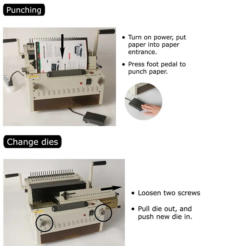 Multi Die Changeable  Machine 4:1 | 30 Sheets, PVC 6 Sheets