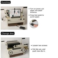 Multi Die Changeable  Machine 4:1 | 30 Sheets, PVC 6 Sheets