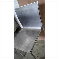 Mild Steel Armless Chair - Stainless Steel, Modern Design For Enhanced Comfort | Ideal For Meeting Areas, Reduces Back Pain, Improves Blood Circulation