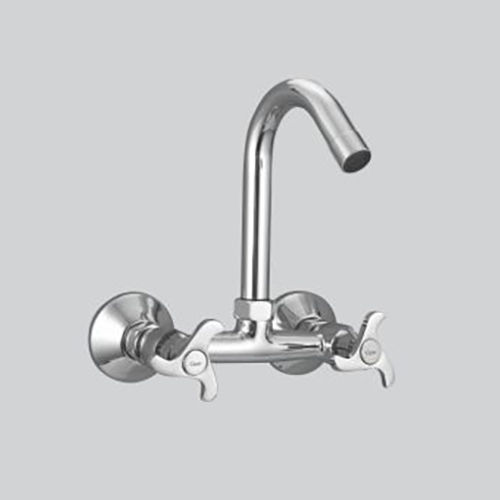 Silver Mk-020 Long Spout Sink Mixer