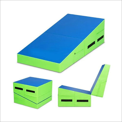 Gymnastic Decline Mats - Foam 24 Inch Blue, Foldable Skill Builder for Gymnastics