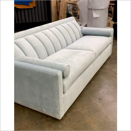 2 Seater White Sofa