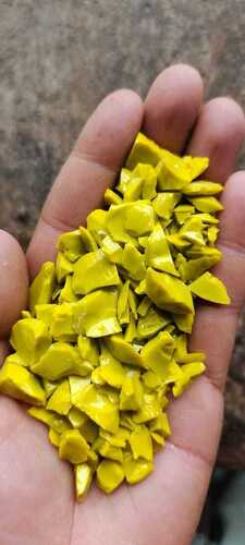 Opaque lemon yellow glass chips 1-9 MM aggregate wholsale price