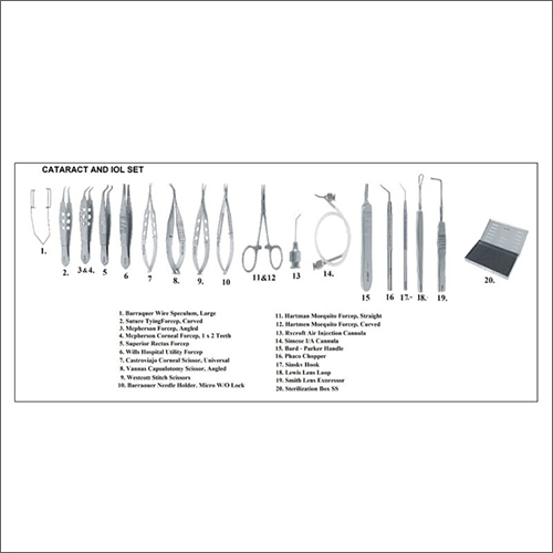 SS Cataract Ans Iol Set