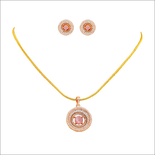 Chain With Pendant And Earring - Gold Jewelry Set | Charm Pendants, Perfect for Parties and Gifts, Ideal for Women