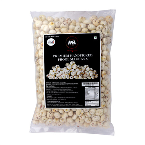 White 500Gms Mera Haat Premium Handpicked Raw Phool Makhana