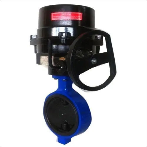 Black-Blue 2 Inch Motorized Butterfly Valve