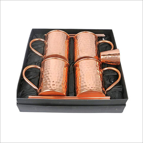 Hammered Copper Mugs Use: Hotel