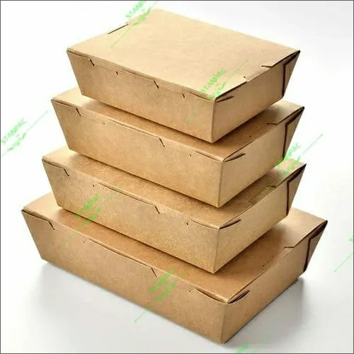 Rectangular Paper Food Container