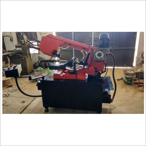 Black Semi Automatic Cutting Bandsaw Machine