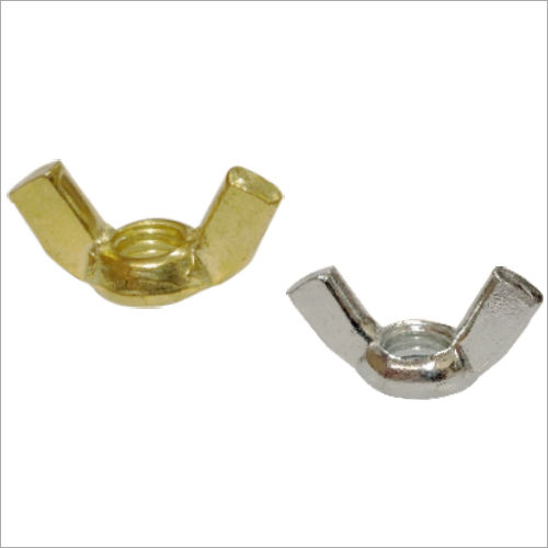 Polished 4200 Series Brass And Steel Wing Nuts