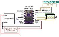 Stepper motor driver DRV8825 improved latest drivers