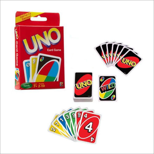 Plastic Uno Card Game