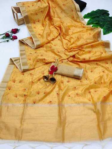 Women Pure Soft Jenny Silk Weaving Sarees...