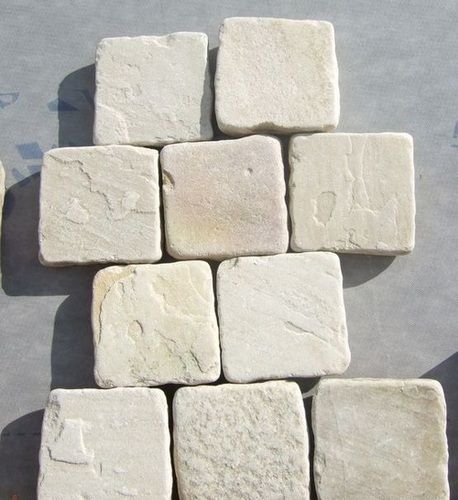 Mint Sandstone Cobbles Cubes