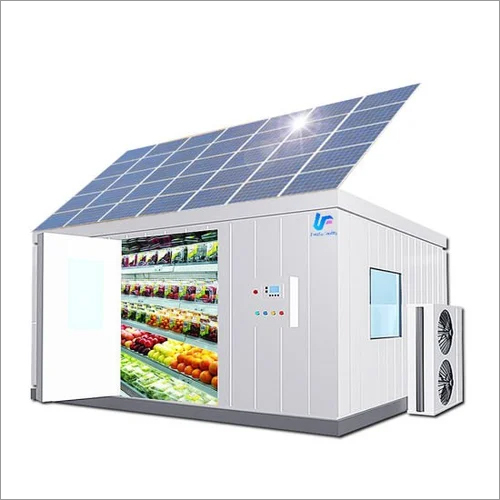 White Three Phase Solar Cold Storage Room