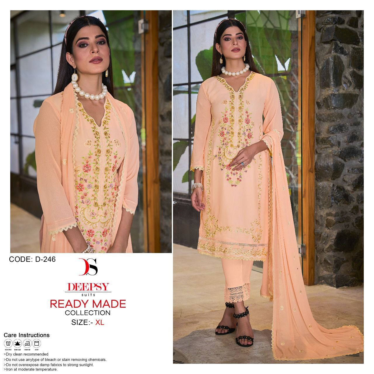 Women Ready Made Georgette Pakistani Suits...