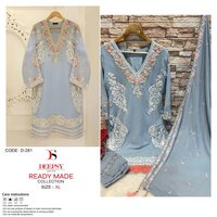 Women Ready Made Georgette Pakistani Suits...