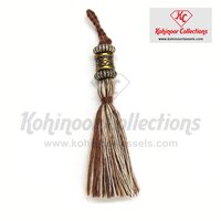 Multi Colors Tassel with Brass Beads