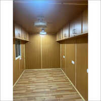 Portable Modular Office Container - Color: Brown