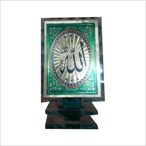Glass Photo Frame - Solid Wood, Customizable Shape | Indian Regional Style Design
