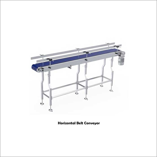 White And Blue Belt Conveyor