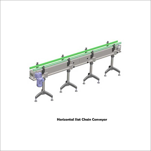 Silver Slat Chain Conveyor