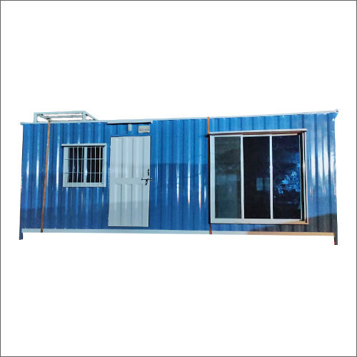 Blue Mild Steel Conference Portable Cabin