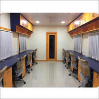 Furnished Office Container - Color: White-orange