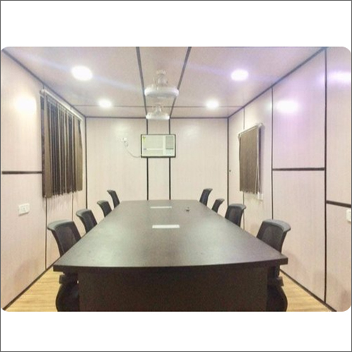 Portable Conference Office - Color: White-Blue