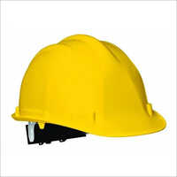 Industrial Safety Helmets - Pvc Material, Yellow Color | Unisex Design, Durable And Safe Usage, Warranty Included