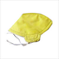 Safety Nose Mask - Non-woven Material, Unisex Design, Breathable Yellow Texture | Premium Airborne Particle Protection