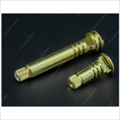 Brass Spindle - Brass, 1-10000g | Smooth Finish, Round Head, Hex Shape, Corrosion Protected, Ideal for Industrial & Automotive Pneumatic Systems