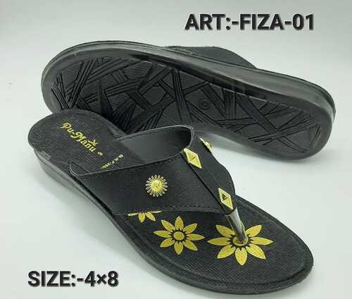 Ladies Black Slipper