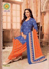 Synthetic Dress Material - Cotton Fabric, Soft & Comfortable, Machine Washable For Autumn Wear