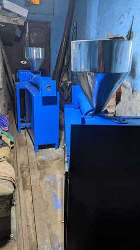 Jockey machine for zebra garden pipe