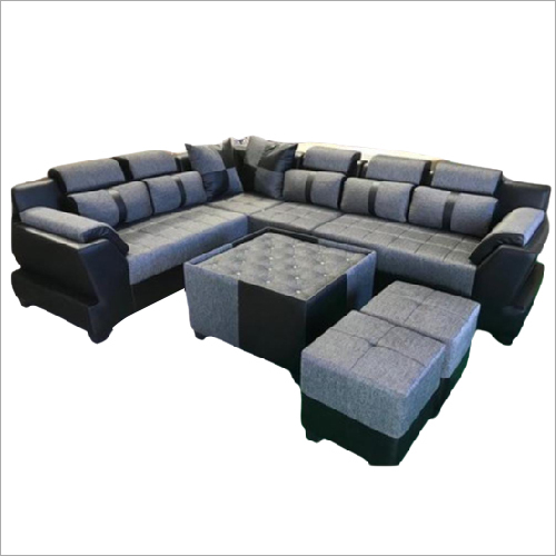 Durable Designing Corner Sofa With Centre Table