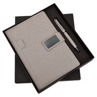 2 in 1 Pen Diary Combo Set Sr 152 Grey Flap