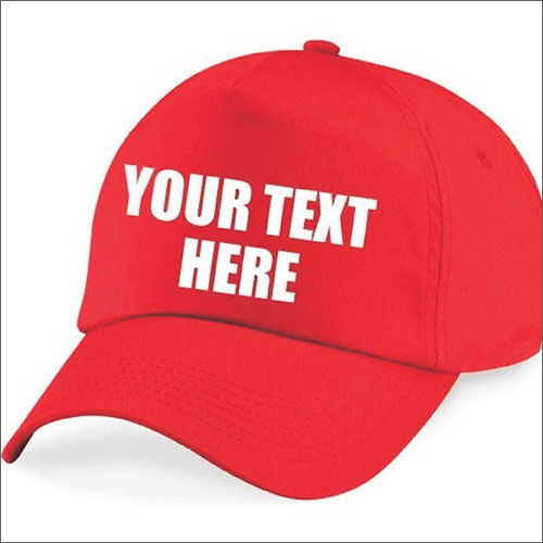 Textile Red Cap