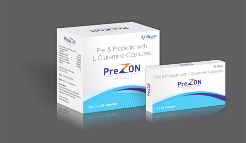 Pre and Probiotic with L-Glutamin capsule