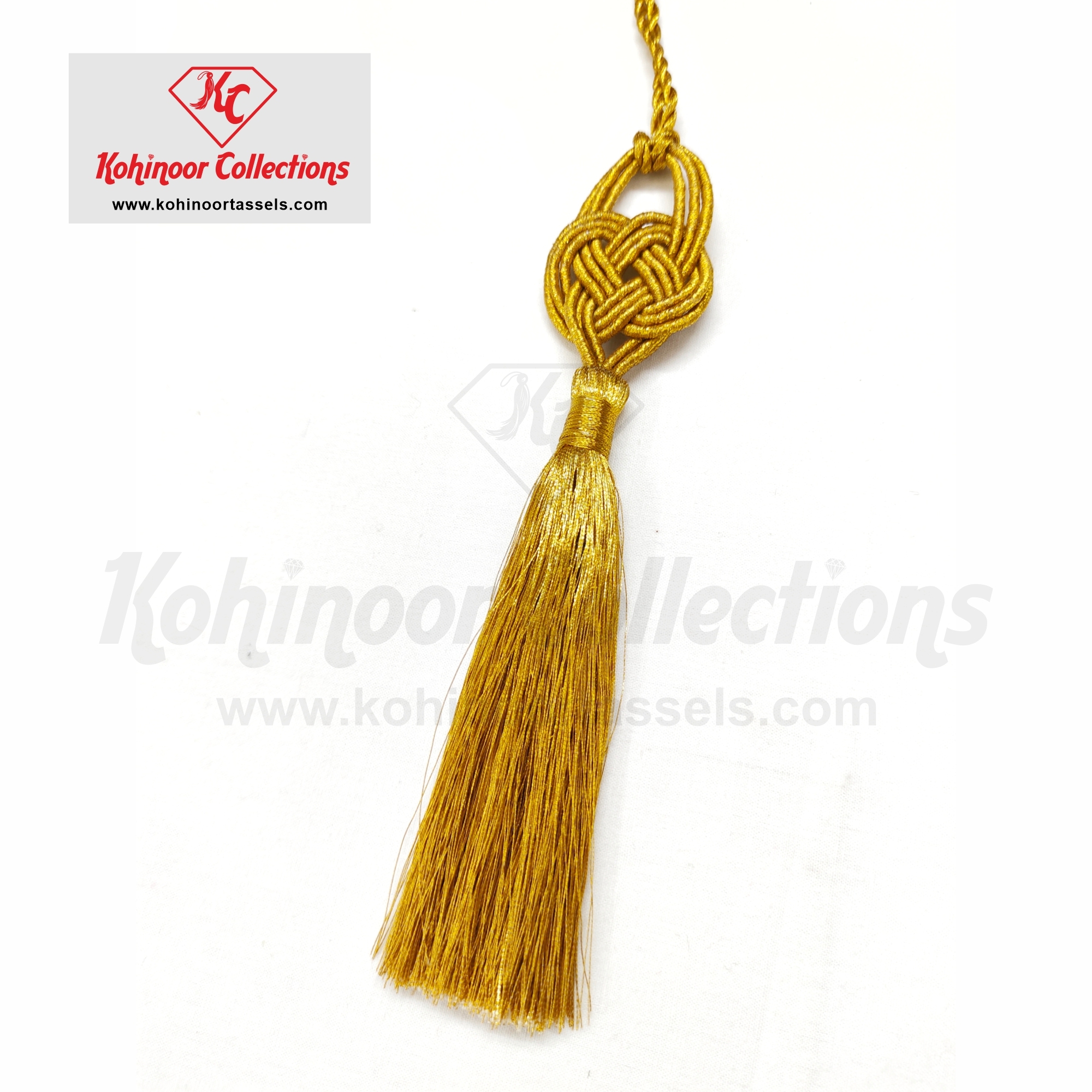 Double Coin Knot Designer Zari Tassel