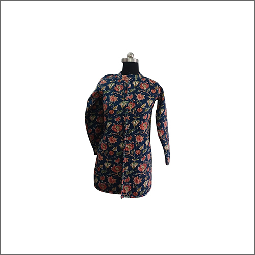Multicolor Cotton Quilted Coat