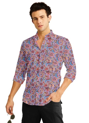 Men Heavy Cotton And Digital Printed Shirt...