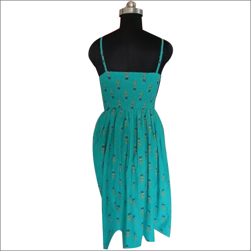 Miss Chaste Body Con Dress - Cotton Customized Size Blue | Sleeveless Washable Plain Dyed Summer Casual Wear