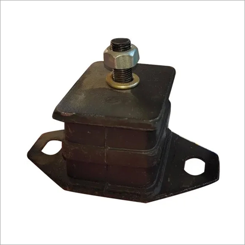 Hydraulic Mounted Anti Vibration Pad - Iron Material 4 Inch Hole Size Black Color | Industrial Use Weighs 3 Kilograms