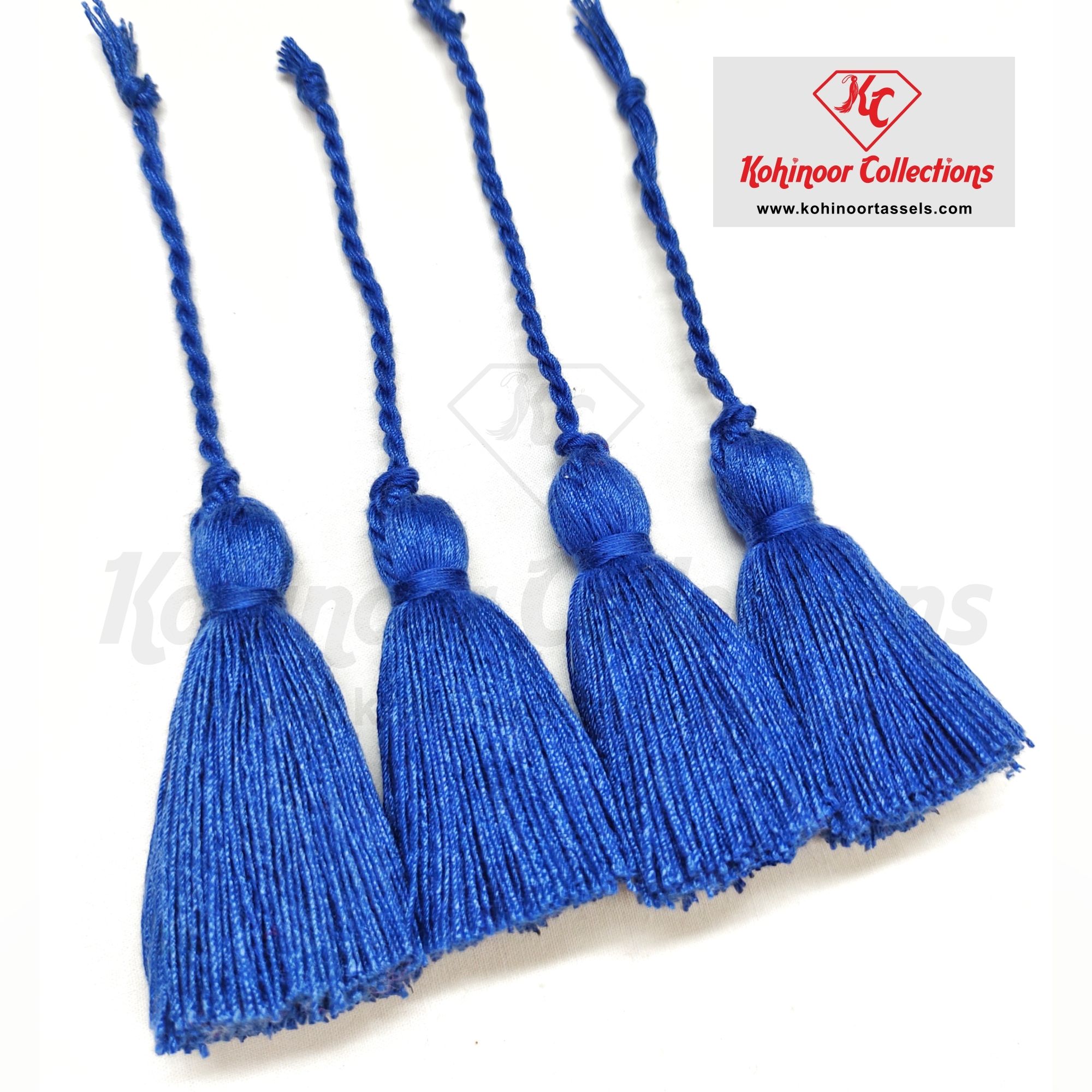 Spun Poly Dori Tassel Blue