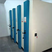 Mobile Shelving Systems - Color: Blue And White