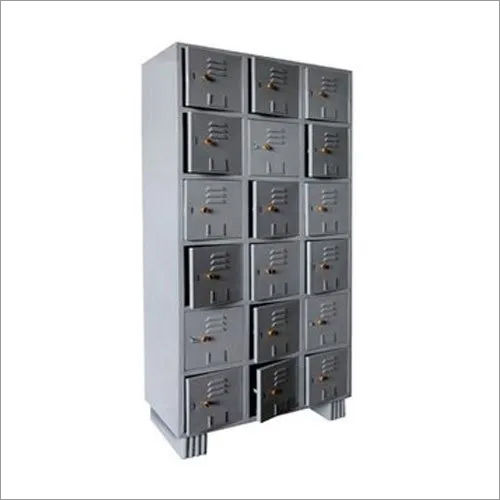 Industrial 18 Doors Locker - Color: Grey