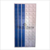 Industrial Mobile Locker - Color: White And Blue